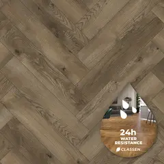 Laminate Classen Ville HB Burriana Oak AC4/32 643x131x8 4V