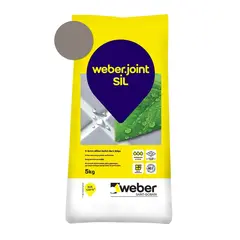 შემავსებელი ფილის ნაკერებისთვის Weber.joint SIL 5 კგ 414 გრანიტისფერი