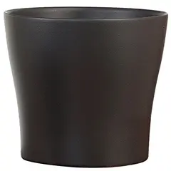 Ceramic flower pot Scheurich 808/31 COVER-POT ANTHRAZIT
