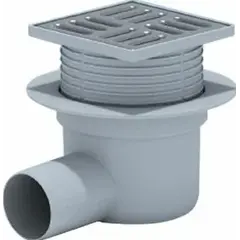 Stainless steel lattice drain ANI PLAST 50 10x10 TA5602EU