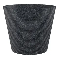 Plastic flower pot Scheurich 242/30 Black granite
