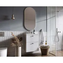 აბაზანის ტუმბო ხელსაბანით Elita Kido White Matt 60 სმ