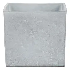 Ceramic flower pot Scheuric 970/18 COVER-POT GREY STONE