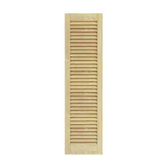 Doors louvered wooden Pine Woodtechnic 1400х394 mm
