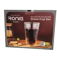 Двойной термостакан для пива Ambition VERRE 2шт 400мл