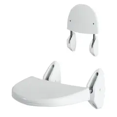 დასაჯდომი აბაზანის P.NOVA  BATHTUB SEAT WALL MOUNTED,WHITE