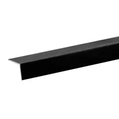 Aluminum corner 1000X30X30 mm black gloss