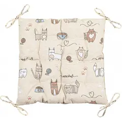 Chair cushion Home Line 40x40 cm sand