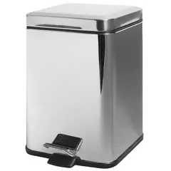 ურნა Bisk NIAGARA SQUARE PEDAL BIN 6L CHROME