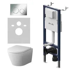 Комплект туалет/кнопка/система AM.PM IS90151
