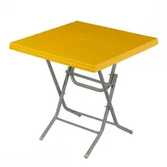 მაგიდა გასაშლელი LADIN Yellow 75x75x73 სმ