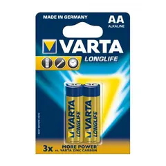 ელემენტი VARTA Alkaline Long Life AA 1.5 V 2 ც