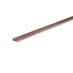 Aluminum profile J-shaped Arcansas copper glossy 18x1000 mm