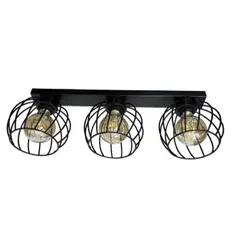 Chandelier Luminex 3 500 Laps metal black 081