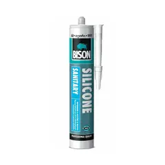 Silicone sanitary Bison 280 ml white