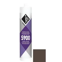სილიკონი Elastotet S-900 RAL 8014 ყავისფერი 280 მლ