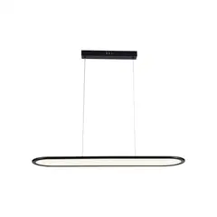 Chandelier LED V-TAC 24W 3000K 3000Lm black 10046
