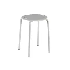 სკამი აბაზანის P.NOVA STEEL BATH STOOL  WHITE