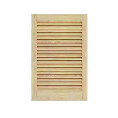 Doors wooden panel jalousie Woodtechnic pine 720х394