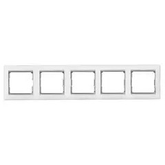 ჩარჩო 5 განყოფილებებიანი LEGRAND თეთრი