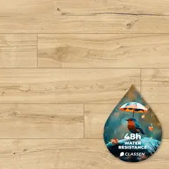 Laminate water resistant Classen Casa Energy Aqua Protect4V AC5/33 Oak Cabrillo Rustic 1285x192x8 mm