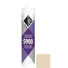 სილიკონი Elastotet S-900 RAL 1015 ჩალისფერი 280 მლ