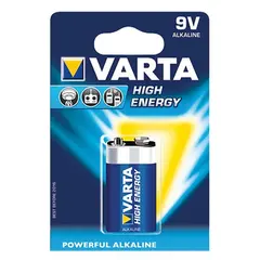 ელემენტი VARTA Alkaline High Energy 6LR61 9V 1ც