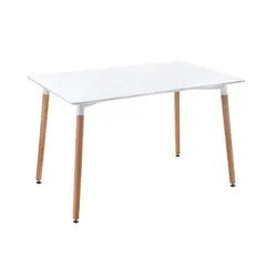 სამზარეულოს მაგიდა 120X70 თეთრი 823