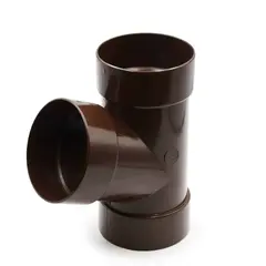 მილის სამკაპი 75° RainWay 100 მმ ყავისფერი