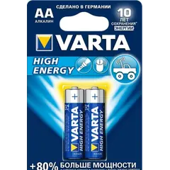 ელემენტი VARTA Alkaline High Energy AA 1.5 V 2 ც
