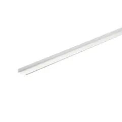 Aluminum profile J-shaped Arcansas white 18x1000 mm