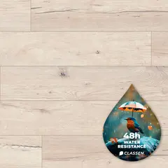 Laminate water resistant Classen Story Aqua Protect 53343 4V AC5/33 Lorian Oak 1285x192x12 mm