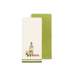 Tea towel Arya 2pcs green 40X60