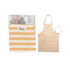 Apron Koopman COTTON STRIPE 3ASS CLR