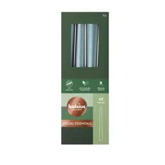 სანთელი კონუსური Bolsius მეტალიკი ლურჯი 245/24 მმ bx4