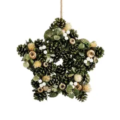 საახალწლო გირლანდა ვარსკვლავის ფორმის Mica Decorations 9 x 34 სმ