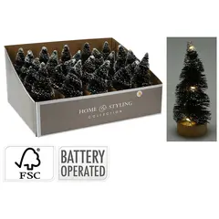 საახალწლო დეკორაცია 15 სმ black 8led