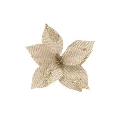 საახალწლო დეკორაცია "ყვავილი" 24 სმ