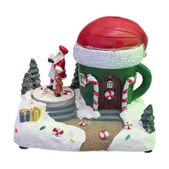 საახალწლო დეკორაცია განათებით 19x12.5x16.5 202404GU229