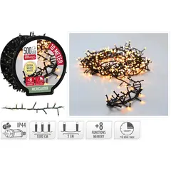 გირლანდა საახალწლო micro cluster 500led extra ww