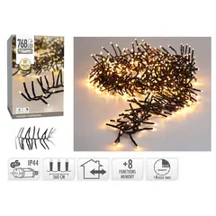 გირლანდა საახალწლო cluster lights 768l ww