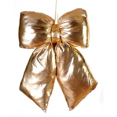 დეკორაცია ბაფთა  ოქროსფერი 24-29 სმ