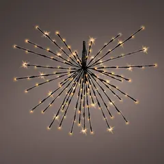 Гирлянда новогодняя LED polestar outdoor dia45cm black/classic warm