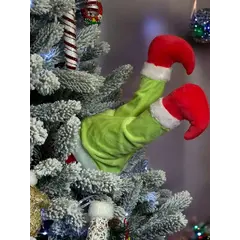 საახალწლო დეკორაცია სანტას ფეხები 202404GU240 13.5x11.5x35.5 სმ