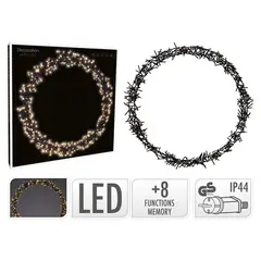 საახალწლო დეკორაცია 58 სმ 500led თბილი თეთრი