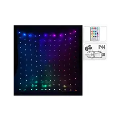 Гирлянда новогодняя curtain lights 400led rgb