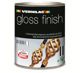 Краска масляная Vernilac Gloss Finish 0.75 л черная
