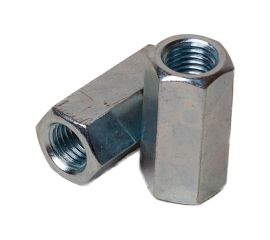 Galvanized connecting nut Tech-Krep DIN6334 M12 mm 2 pcs (112280)