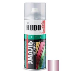Эмаль универсальная металлик Kudo KU-1057 фиолетовая 520 мл