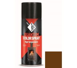 საღებავი სპრეი ცეცხლგამძლე Elastotet Quantum Color Spray High Temperature ყავისფერი 400 მლ